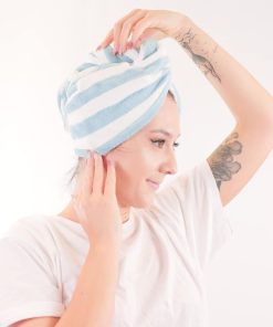 Recznik z mikrofibry turban do suszenia wlosow