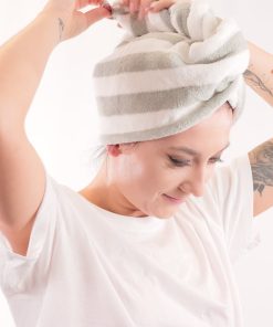 Recznik z mikrofibry turban do suszenia wlosow