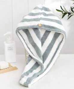 Recznik z mikrofibry turban do suszenia wlosow