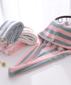 Recznik z mikrofibry turban do suszenia wlosow